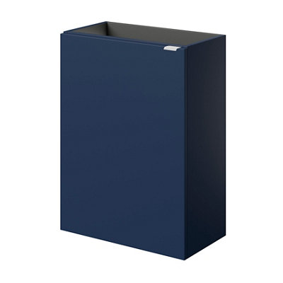 Goodhome Imandra Matt Blue Single Wall-Mounted Bathroom Cloakroom Unit (H) 550Mm (W) 440Mm