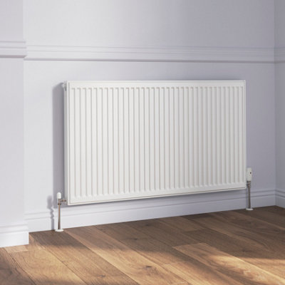 Flomasta White Type 11 Single Panel Radiator, (W)1200Mm X (H)700Mm