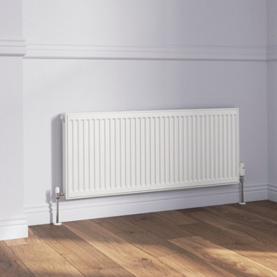 Flomasta White Type 11 Single Panel Radiator, (W)1200Mm X (H)500Mm