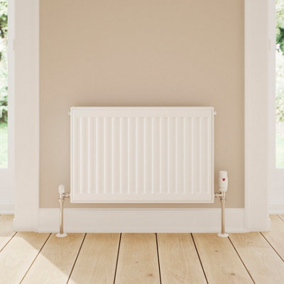 Flomasta White Type 11 Single Panel Radiator, (W)800Mm X (H)400Mm