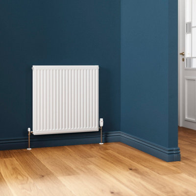 Flomasta White Type 21 Double Panel Radiator, (W)800Mm X (H)700Mm