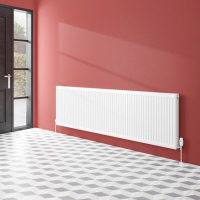 Flomasta White Type 21 Double Panel Radiator, (W)1800Mm X (H)600Mm