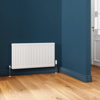 Flomasta White Type 21 Double Panel Radiator, (W)900Mm X (H)500Mm