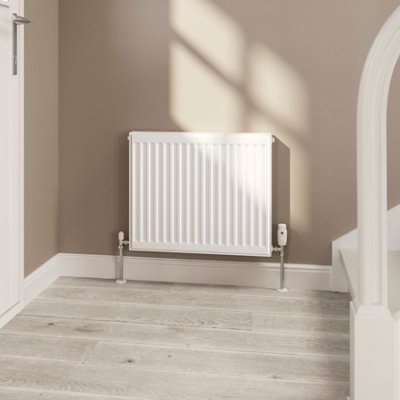 Flomasta White Type 21 Double Panel Radiator, (W)500Mm X (H)500Mm