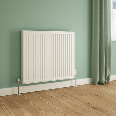 Flomasta White Type 22 Double Panel Radiator, (W)800Mm X (H)700Mm