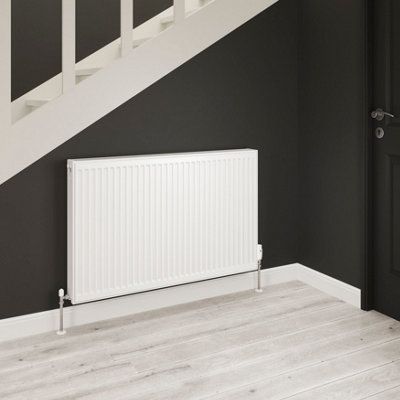 Flomasta White Type 22 Double Panel Radiator, (W)1100Mm X (H)700Mm