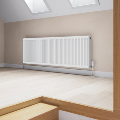 Flomasta White Type 22 Double Panel Radiator, (W)1800Mm X (H)600Mm