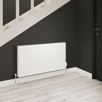 Flomasta White Type 22 Double Panel Radiator, (W)1100Mm X (H)600Mm