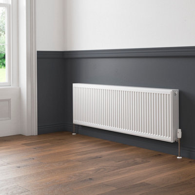 Flomasta White Type 22 Double Panel Radiator, (W)1600Mm X (H)500Mm