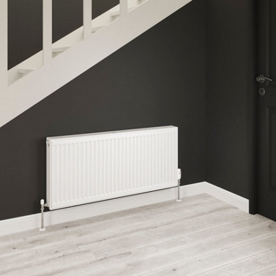 Flomasta White Type 22 Double Panel Radiator, (W)1100Mm X (H)500Mm