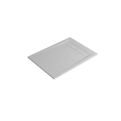 Goodhome Luiro Matt White Rectangular Reversible Drainer Shower Tray (L)1200Mm (W)900Mm (H) 32Mm