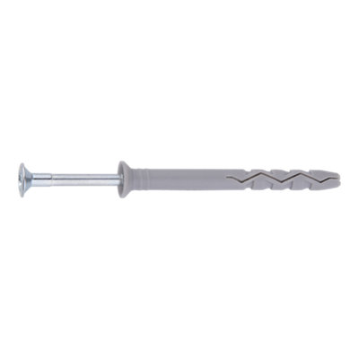 Diall Pz Countersunk Hammer Fixing (Dia)6Mm (L)40Mm, Pack Of 50