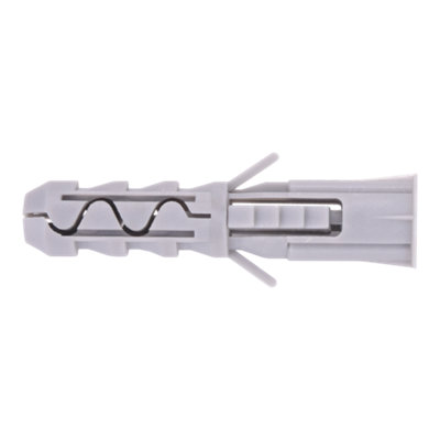 Diall Grey Nylon Wall Plug (Dia)5Mm (L)25Mm, Pack Of 100