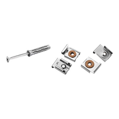 Diall 12 Piece Mirror Fixing Kit