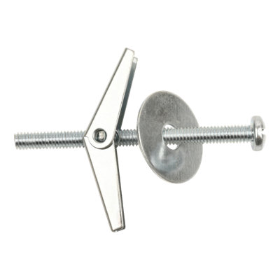 Diall Pan Head Spring Toggle (Dia)5Mm (L)80Mm, Pack Of 4