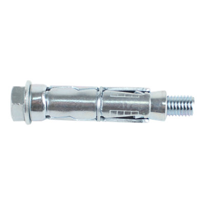 Diall M10 Hex Bolt Steel Shield Anchor (L)75Mm, Pack Of 4