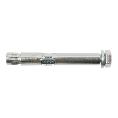 Diall M8 Hex Carbon Steel Zinc-Plated Sleeve Anchor (L)100Mm, Pack Of 6