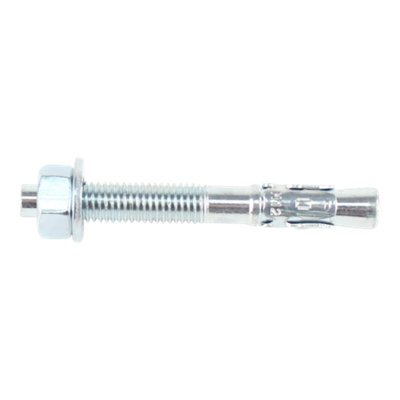 Diall M12 Steel Through Bolt, Nut & Washer (L)100Mm, Pack Of 2