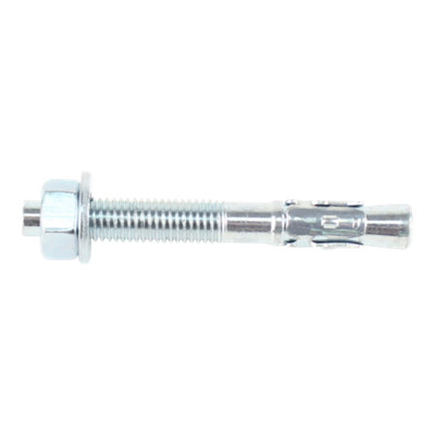 Diall M10 Steel Through Bolt, Nut & Washer (L)100Mm, Pack Of 4