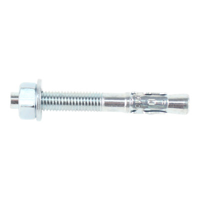 Diall M10 Steel Through Bolt, Nut & Washer (L)80Mm, Pack Of 4
