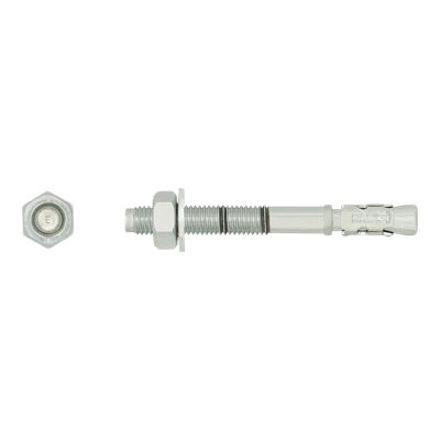 Diall M8 Hardened Steel Zinc-Plated Gate Shield Anchor (L)65Mm, Pack Of 4