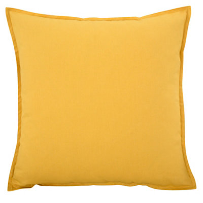Goodhome Hiva Yellow Indoor Cushion, (L)60Cm X (W)60Cm