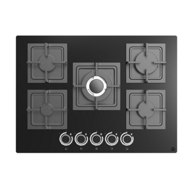 Goodhome Linksense Gh78gaslk 70Cm Gas Hob - Black