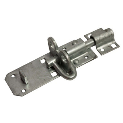 Blooma Galvanised Steel Brenton Door Bolt (L)102Mm (W)45.3Mm