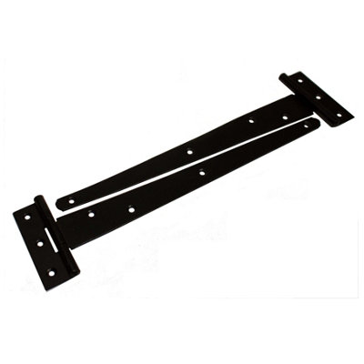 Blooma Black Steel Tee Hinge (L)254Mm, Pack Of 2