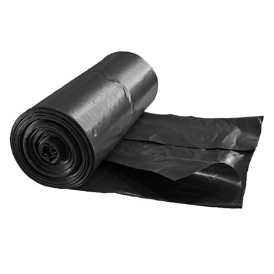 B&Q Heavy Duty Black Rubble Bag, 50L 15Kg Pack Of 30