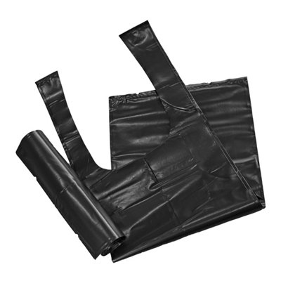B&Q Heavy Duty Black Rubble Bag, 50L 25Kg, Pack Of 5