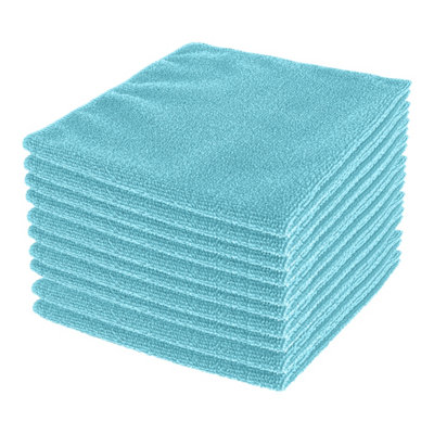 B&Q Blue Microfibre Cleaning Cloth, Pack Of 50