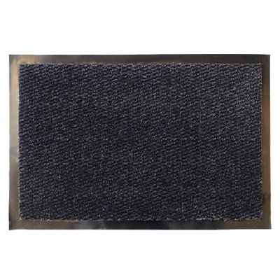 Goodhome Boykins Dark Grey Barrier Mat, 40Cm X 60Cm