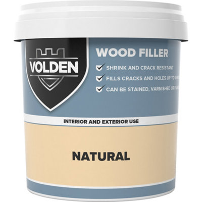 Volden Natural Ready Mixed Wood Filler, 1Kg