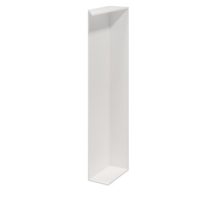 Goodhome Atomia White Modular Furniture Cabinet, (H)2250Mm (W)300Mm (D)580Mm