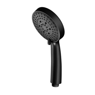 Goodhome Tummel Black 3-Spray Pattern Shower Head, 243Mm