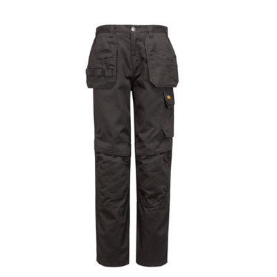 Site Sember Black Men's Holster Pocket Trousers, W34" L32"
