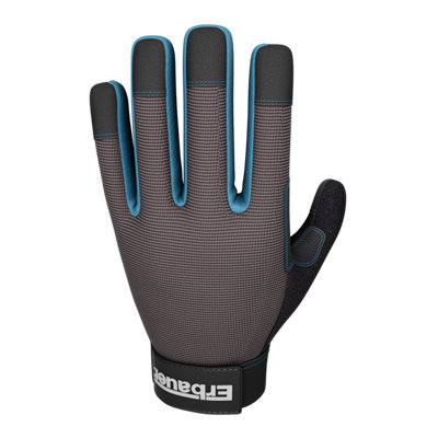 Erbauer Synthetic Grey & Blue Specialist Handling Gloves, Large