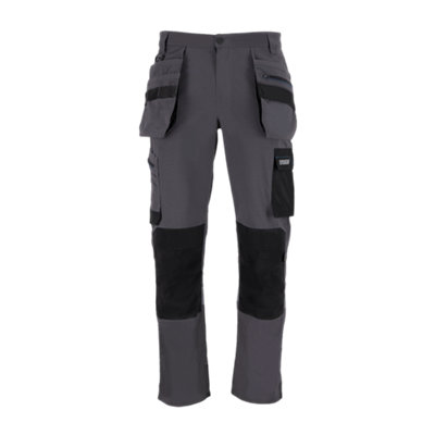 Erbauer Grey Men's Holster Pocket Trousers, W32" L32" (M)