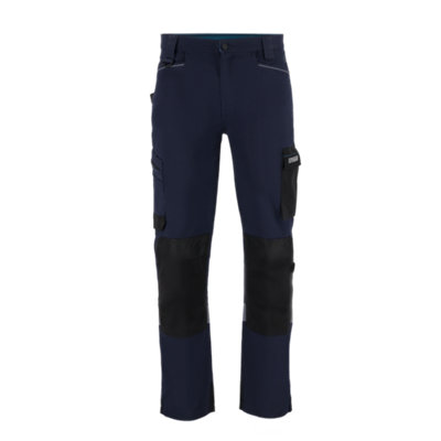 Erbauer Navy Men's Multi-Pocket Trousers, W32" L32"