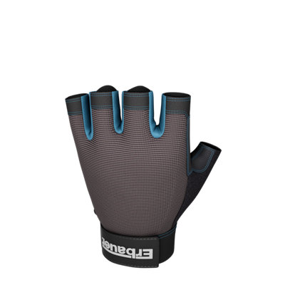 Erbauer Synthetic Grey & Blue Fingerless Specialist Handling Gloves Large, Pair