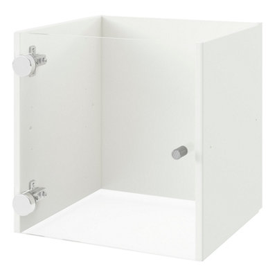 Goodhome Mixxit Transparent Glass Modular Cabinet Door (H)326Mm (W)326Mm