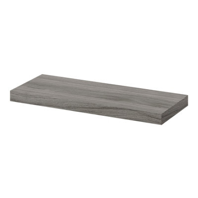 Goodhome Cusko Grey Oak Effect Rectangular Floating Shelf (L)60Cm X (D)23.5Cm
