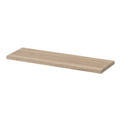 Goodhome Rigga Modular Oak Effect Rectangular Floating Shelf (L)60Cm X (D)19Cm