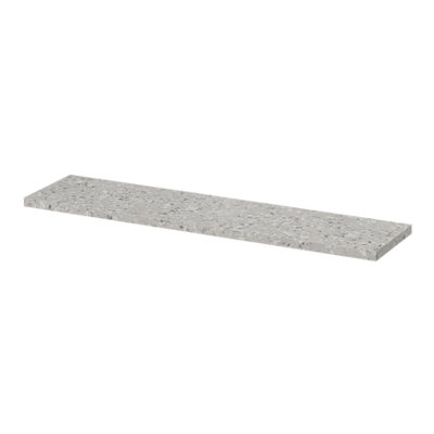 Goodhome Rigga Modular Terrazzo Effect Rectangular Floating Shelf (L)80Cm X (D)19Cm