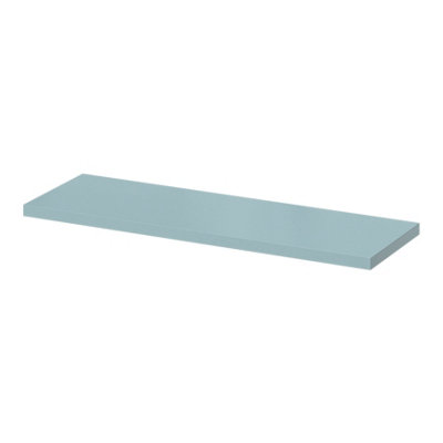 Goodhome Rigga Modular Blue Timber Rectangular Floating Shelf (L)60Cm X (D)19Cm