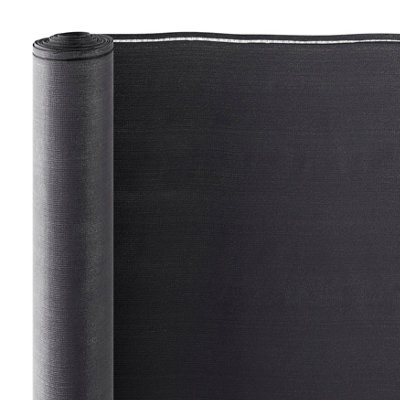 Klikstrom Woven Breeze Grey High-Density Polyethylene (Hdpe) & Woven Fibre Garden Screen (H)1M (W)3M