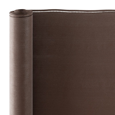Klikstrom Woven Breeze Brown High-Density Polyethylene (Hdpe) & Woven Fibre Garden Screen (H)1M (W)3M