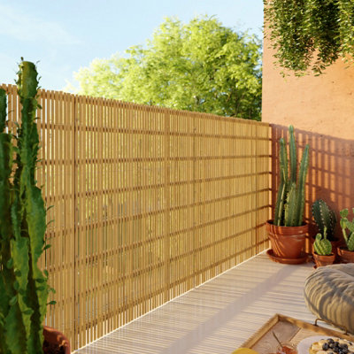 Klikstrom Natural Bamboo Garden Screen (H)1M (W)3M