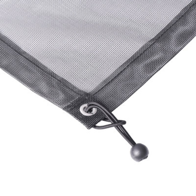Klikstrom Black Polyester (Pes) & Pvc Garden Screen (H)1M (W)3M